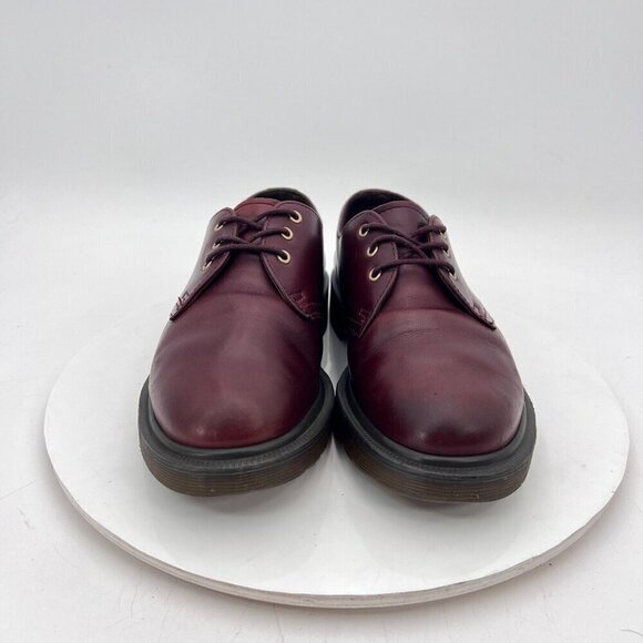 Dr Martens Air Cushion Sole 10078 Women Size 6 Brown Leather Low Top Derby Shoes - Picture 2 of 14